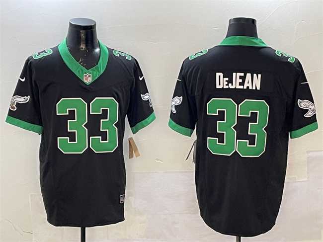 Men's Philadelphia Eagles #33 Cooper DeJean Black F.U.S.E Vapor Untouchable Limited Stitched Jersey Dzhi,We sell and wholesale Men's Philadelphia Eagles #33 Cooper DeJean Black F.U.S.E Vapor Untouchable Limited Stitched Jersey Dzhi on line form chian!